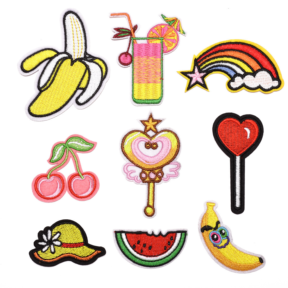 Cloth patch sticker Children's clothes decorative Cute cartoon ironing jeans Subsidized repair holes