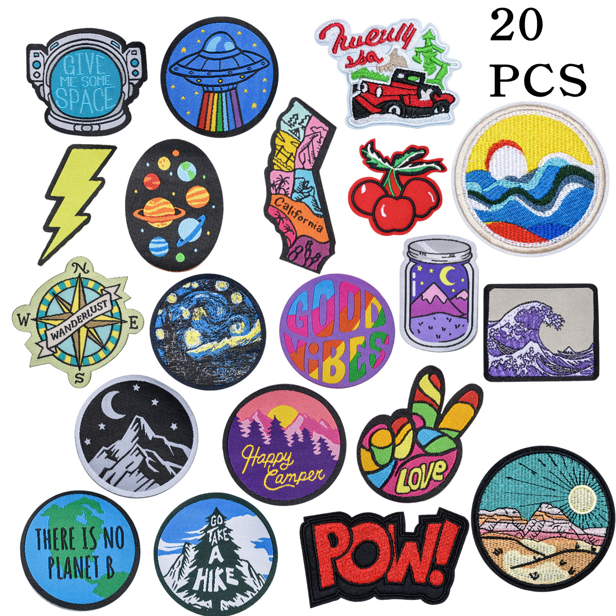 embroidery clothes patch sticker patches decorative sticker weaving mark cloth sticker ironing adhesive sticker set