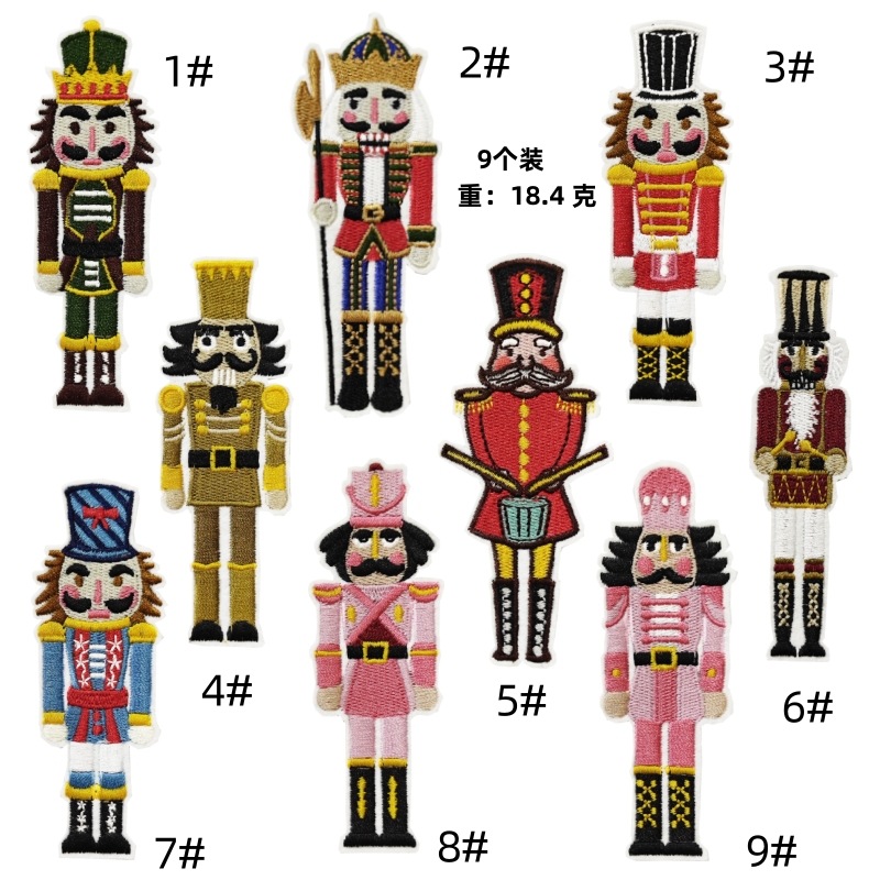 puppet soldier cloth sticker cartoon animation character sticker decoration holiday gifts clothes sticker
