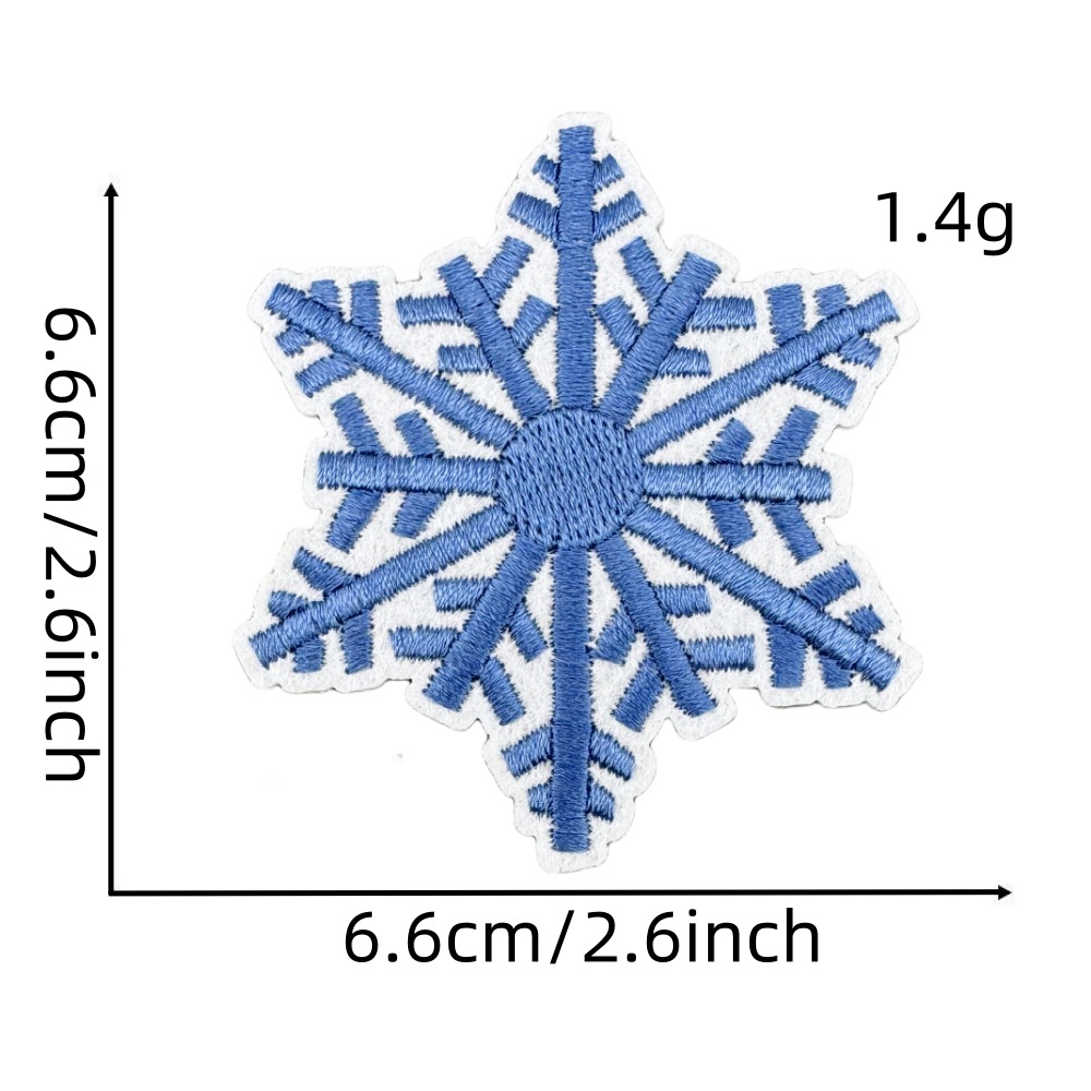 Winter blue graffiti cloth sticker clothes decal decoration Christmas Christmas accessories series stamp