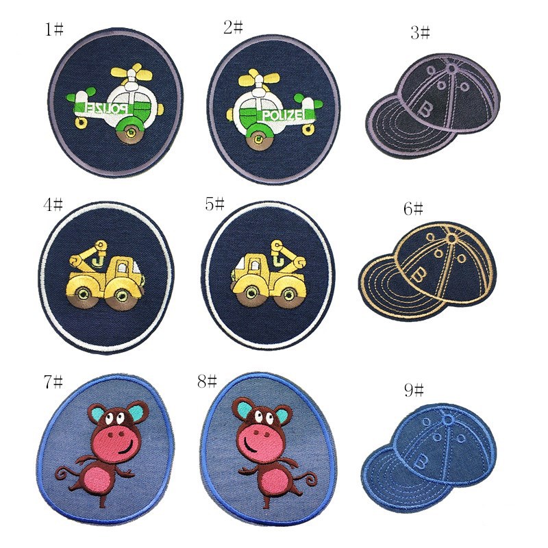 Origin Source Patch Sticker Large Jeans Knee Elbow Sticker Children's Clothes Cartoon Hole Sticker Spot