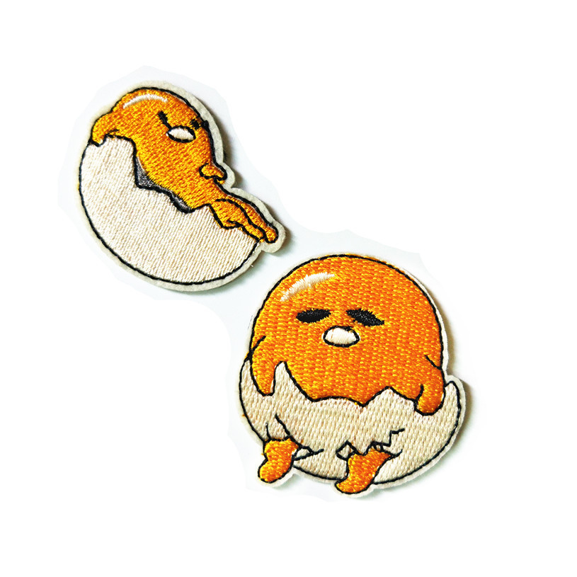 embroidery cloth sticker cartoon egg small patch sticker small children's clothing accessories bag hat accessories