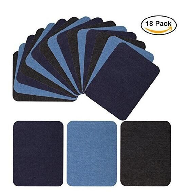 Patch Denim Cut Rectangle Oval Adhesive Patch Patch Cloth Sticker Cut Elbow Pants Knee Patch