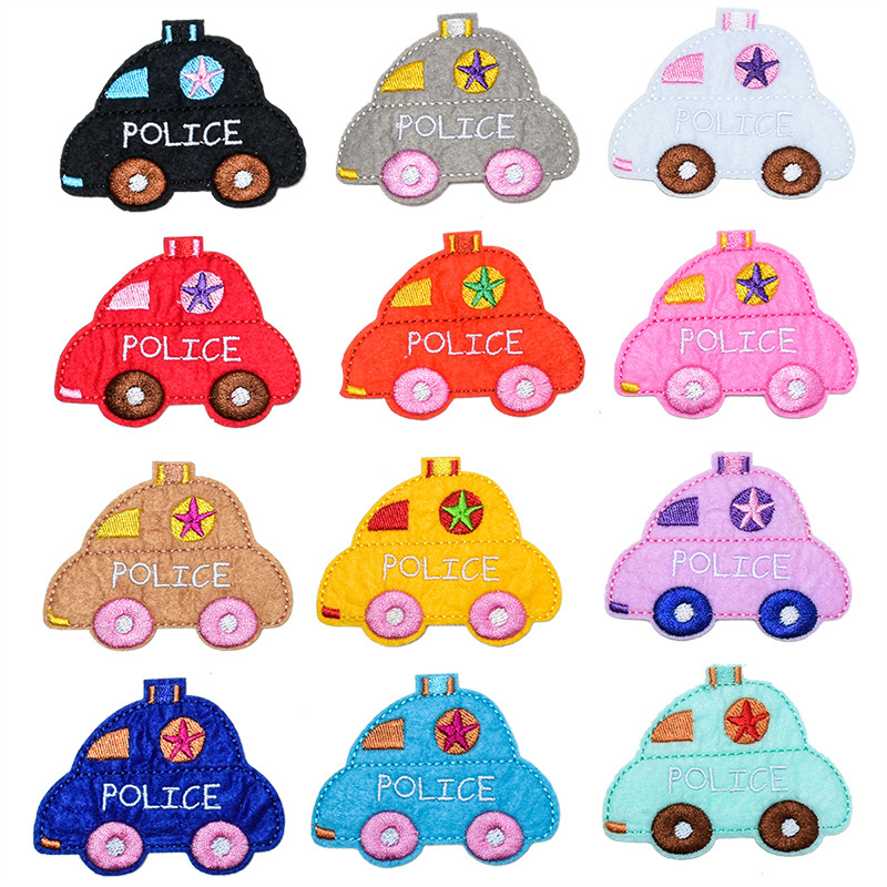 Color small cloth sticker cartoon cute car stamp repair pudding animal sticker
