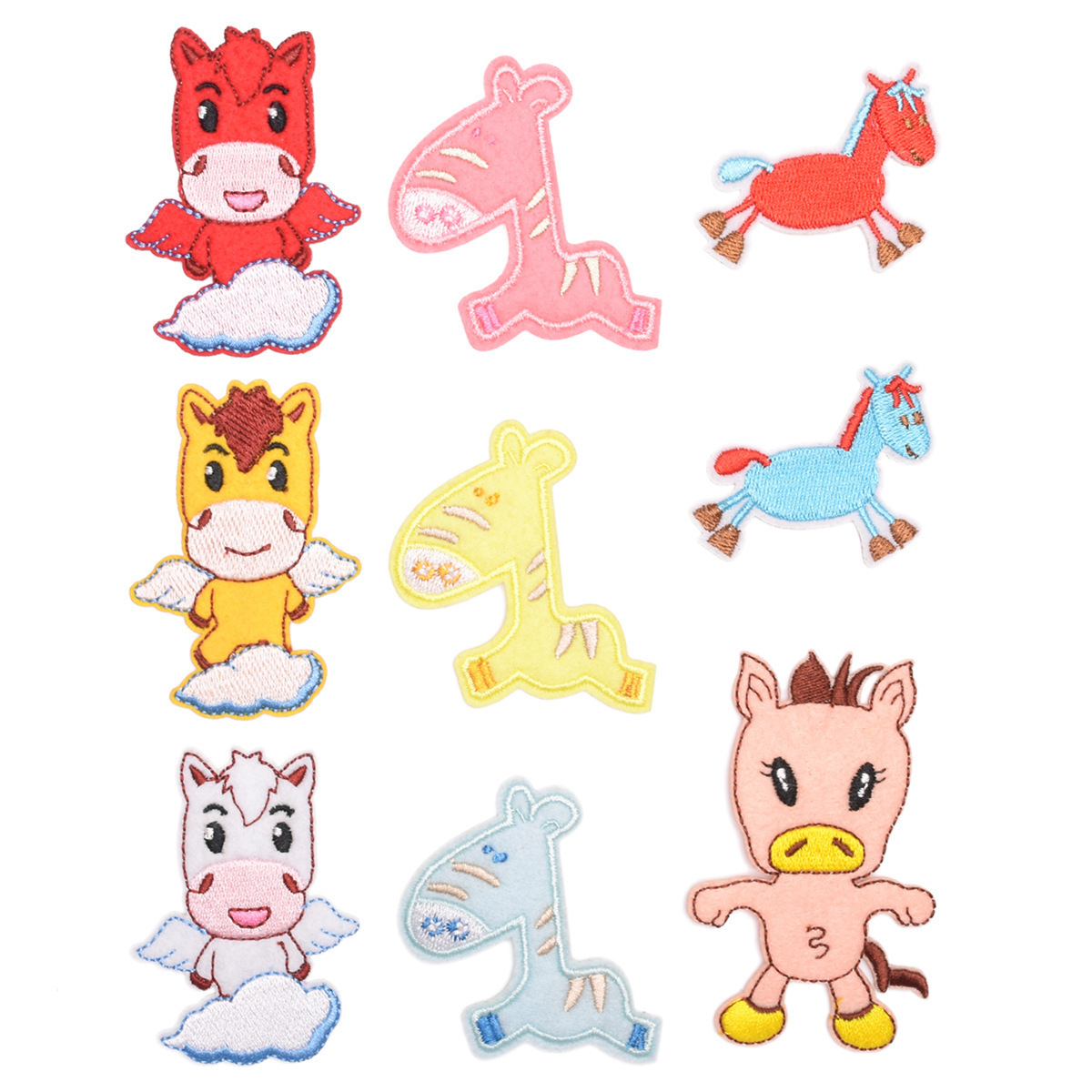 Badge embroidered cloth sticker decorative clothes sticker patch sticker can be sewn and ironed cartoons