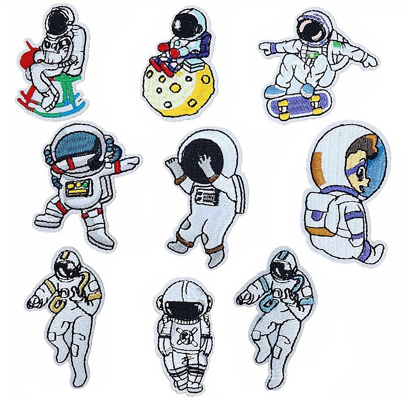 Embroidery cloth sticker astronaut air force diver boutique DIY patch sticker badge patch sticker