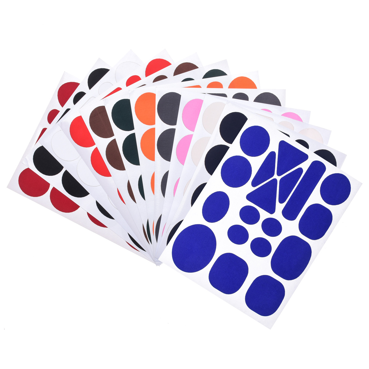 colorful versatile self-adhesive down clothes, cotton-padded clothes, hole patches, patch cloth stickers, free ironing and repair, large size.