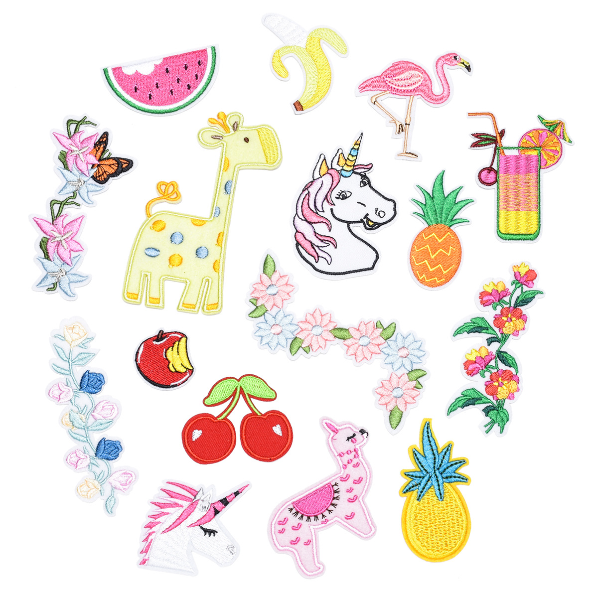 cloth sticker clothing bag shoes and hats handicraft accessories pineapple boutique fruit