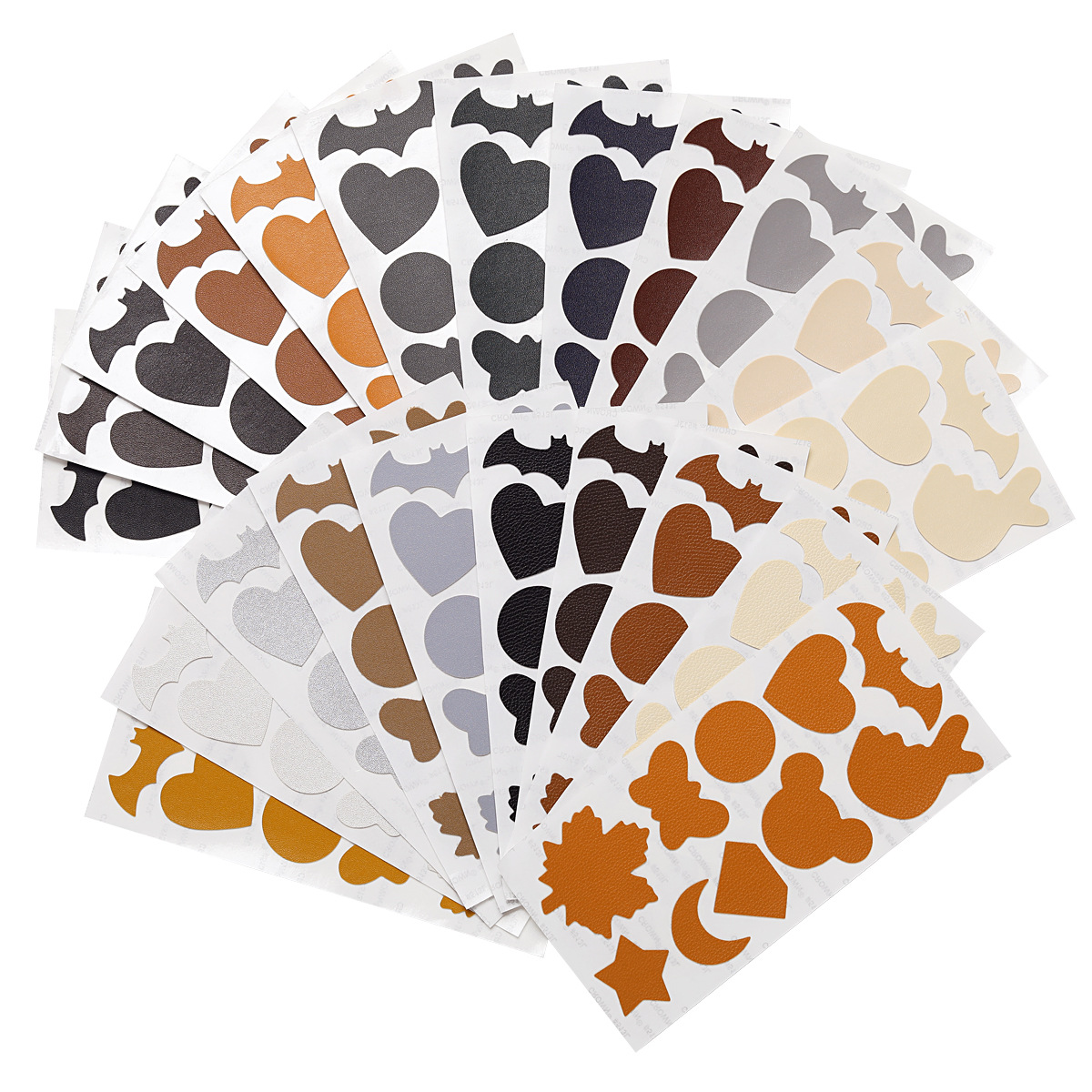 Color leather repair, strong self-adhesive PU sticker, lychee pattern, lambskin pattern, sofa seat cushion, hole patch sticker