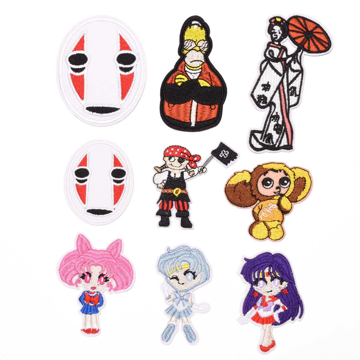 Children's clothes cute decorative flower cloth sticker patch decal cartoon small ironing jeans repair holes