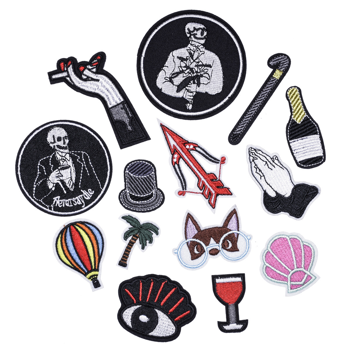 cartoon patch cloth sticker clothes accessories children's jacket T-shirt down jacket chest sticker bag decorative sticker