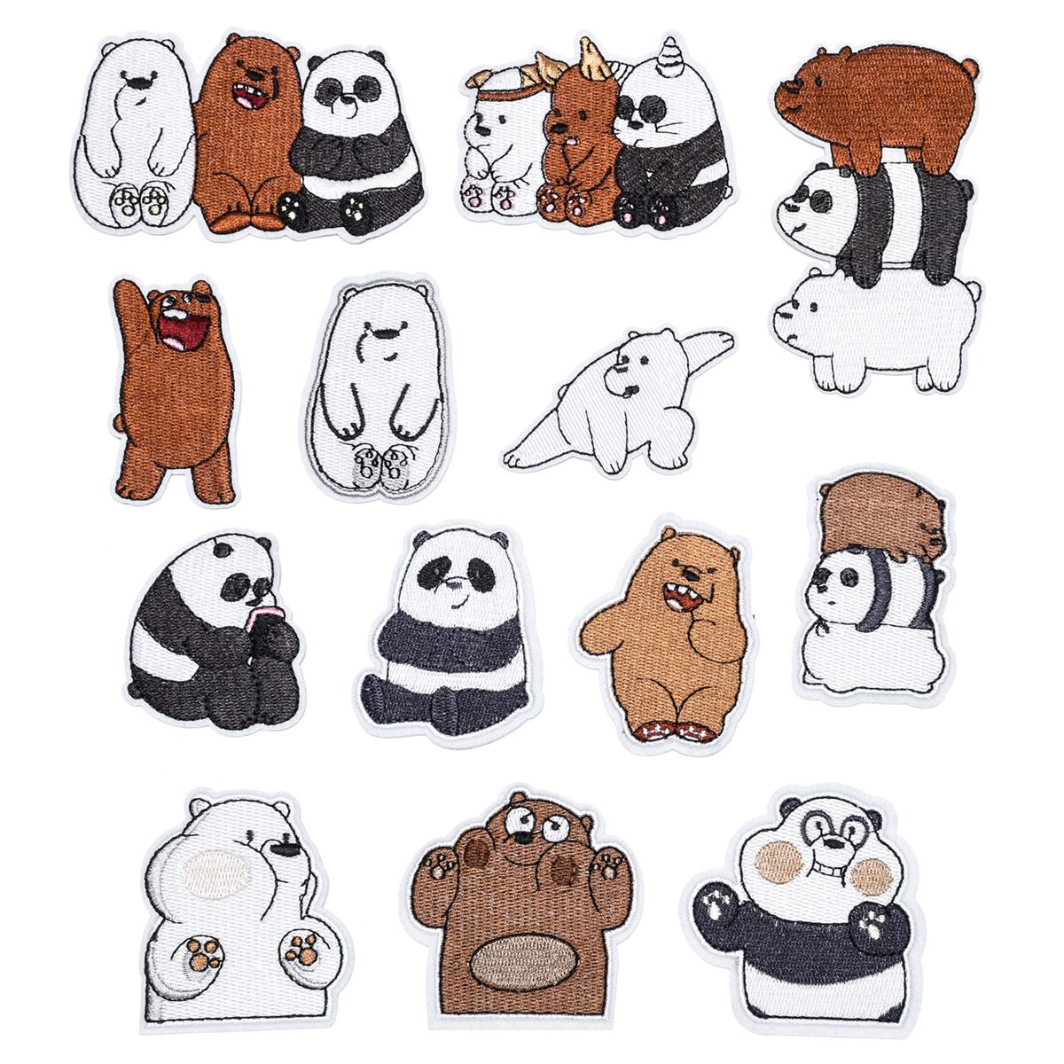 children's cute cartoon bear cloth sticker patch sticker spot