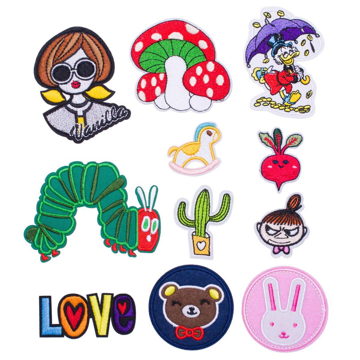 cloth sticker Animal cloth sticker Shoe and hat bag decorative chapter Children's clothing patch sticker