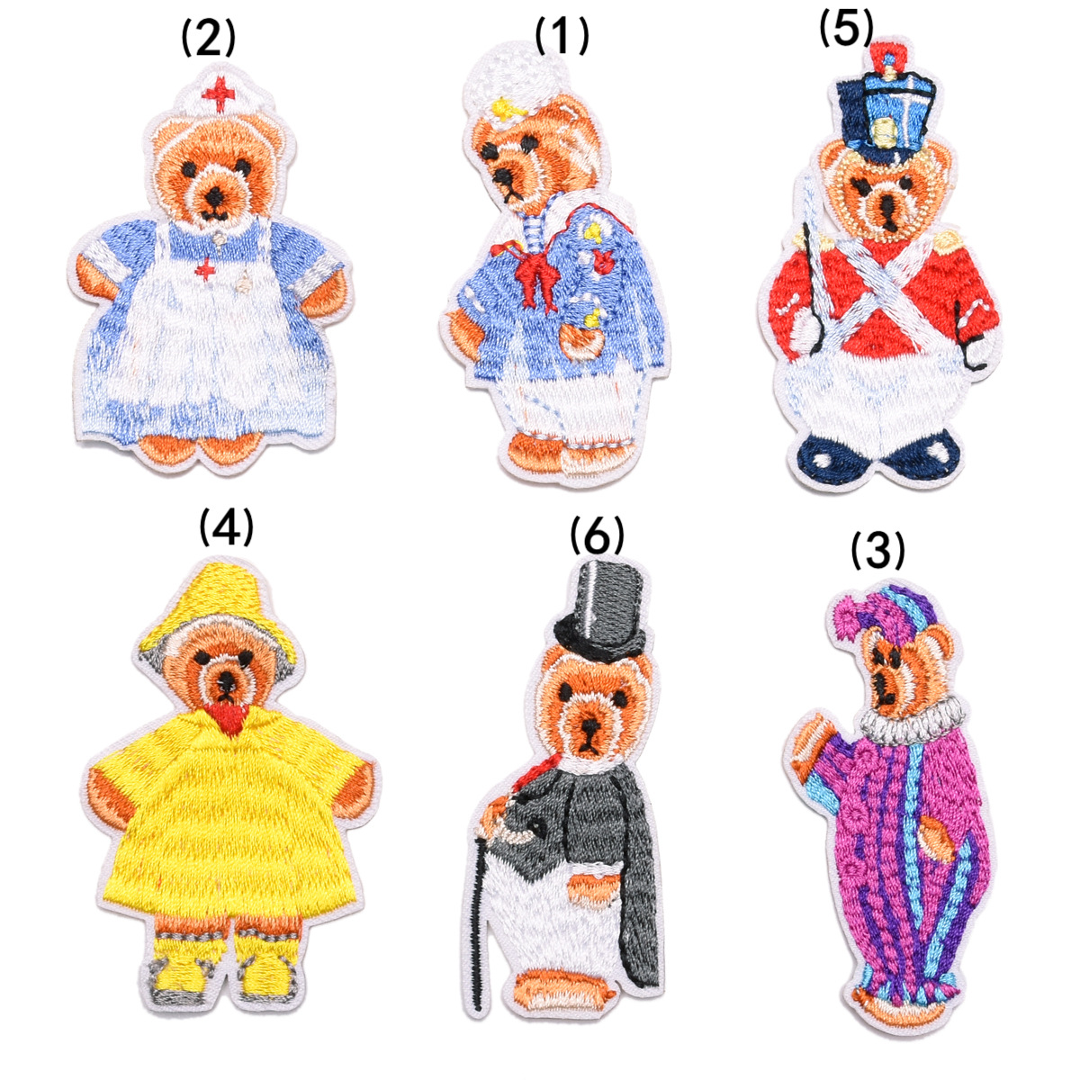 cloth sticker patch sticker cute bear children's clothing accessories