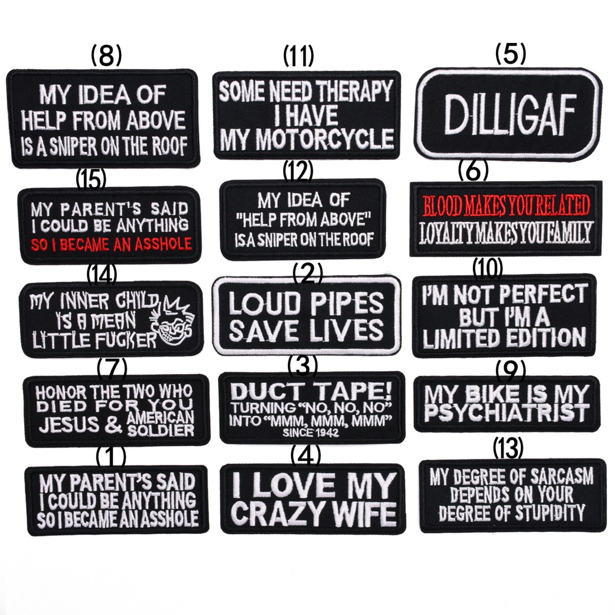 shoes and hats decoration English letter patch sticker clothing accessories cloth sticker