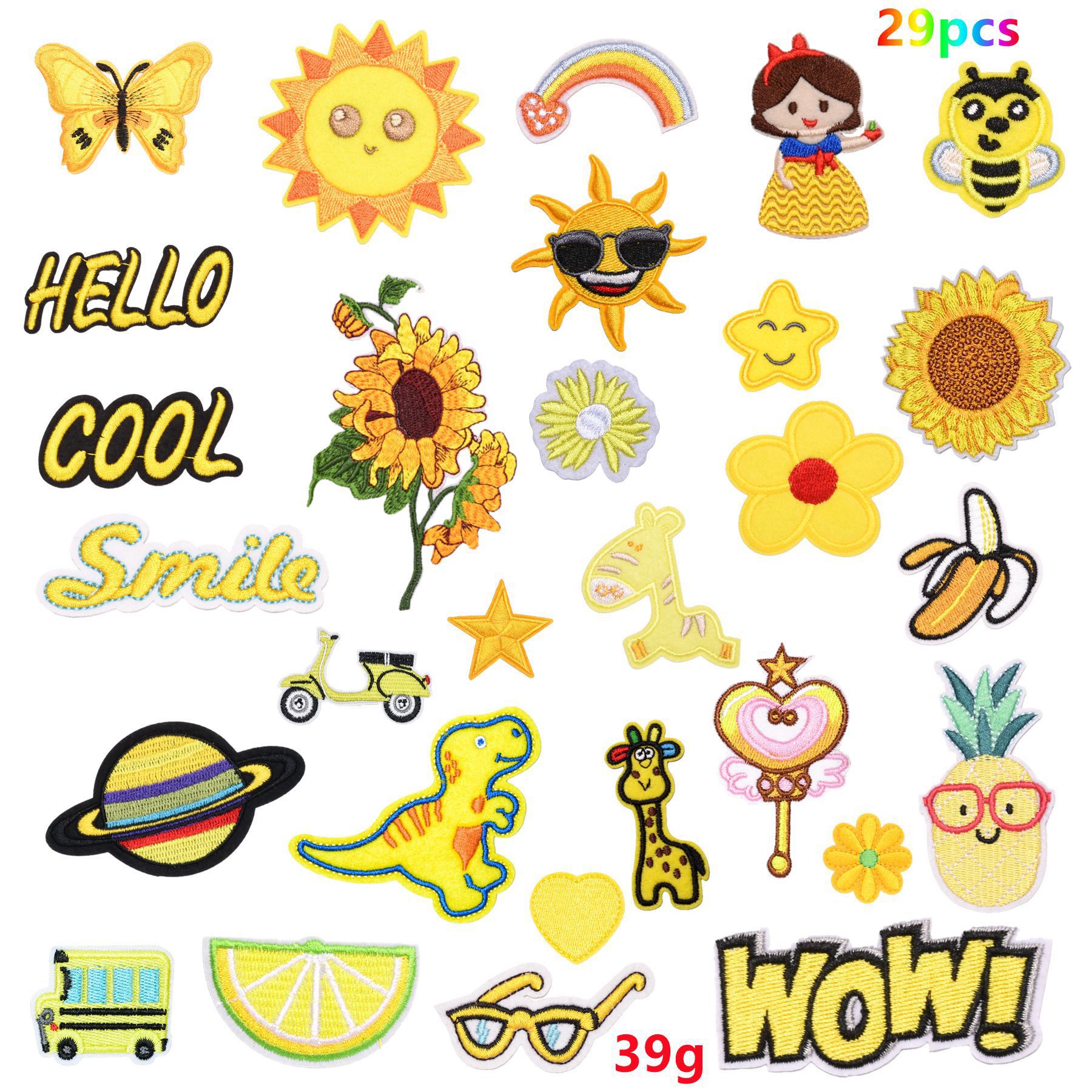 embroidery cartoon flower cloth sticker DIY clothing accessories decorative ironing patch sticker supply