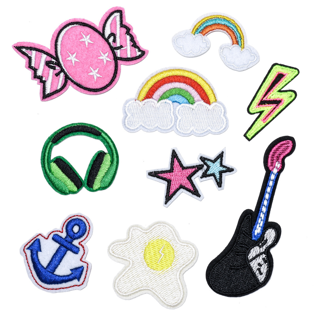 Simple cartoon cloth sticker cloth sticker patch decal patch clothing accessories Taobao source spot