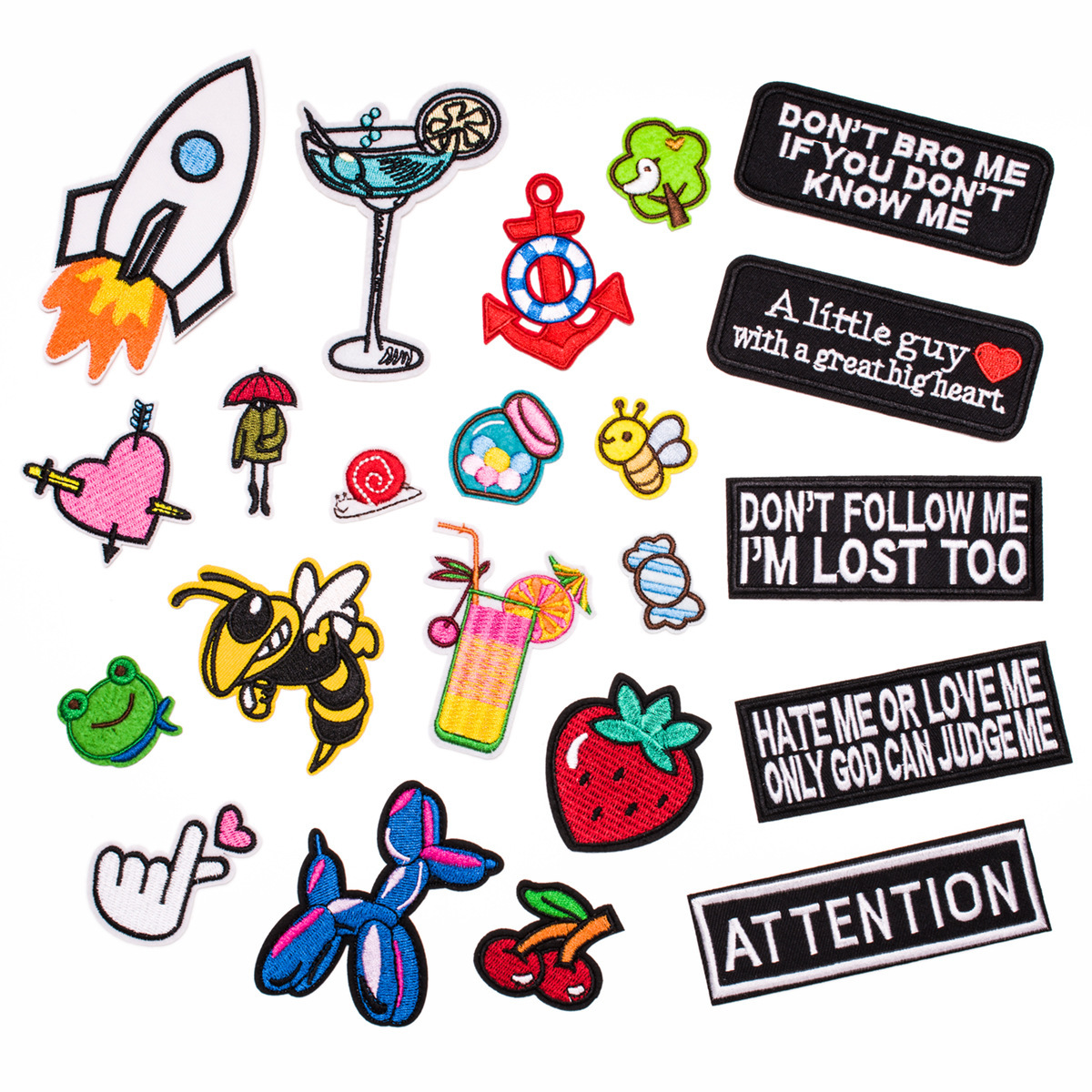 embroidery cloth sticker clothing accessories, set patch accessories custom small