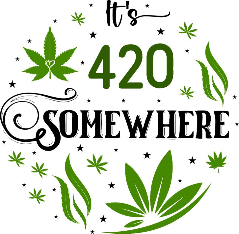 UV DTF decal Stickers cup wraps small decals Weeds 420 Cannabis happy plant 253 for Cup, glass, mugs, phone case, car decals, DIY stickers UV DTF Transfer stickers wraps DIY Crafts