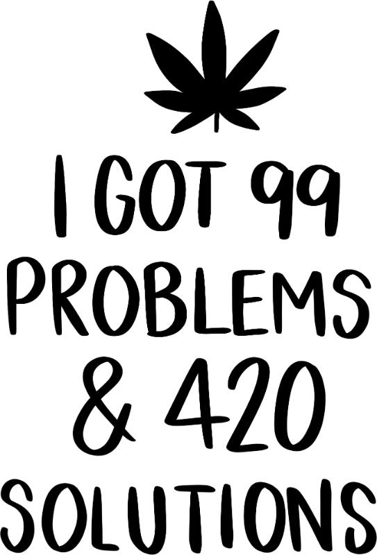 Heat transfers Iron on stickers Weeds 420 Cannabis happy plant 154 for Tshirts Iron on Decal Patches Stickers Clothes Hat Pillows DIY Crafts