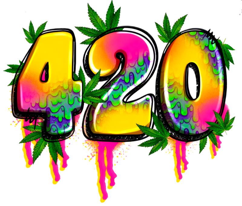 Heat transfers Iron on stickers Weeds 420 Cannabis happy plant 151 for Tshirts Iron on Decal Patches Stickers Clothes Hat Pillows DIY Crafts