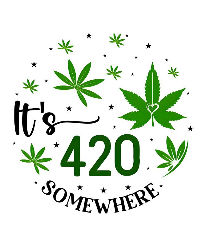 Heat transfers Iron on stickers Weeds 420 Cannabis happy plant 87 for Tshirts Iron on Decal Patches Stickers Clothes Hat Pillows DIY Crafts