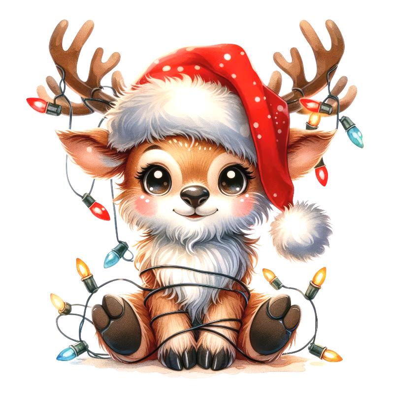 UV DTF decal Stickers cup wraps small decals Chrismas winter 1890 for Cup, glass, mugs, phone case, car, computer, furniture decals, DIY stickers UV DTF Transfer stickers wraps DIY Crafts