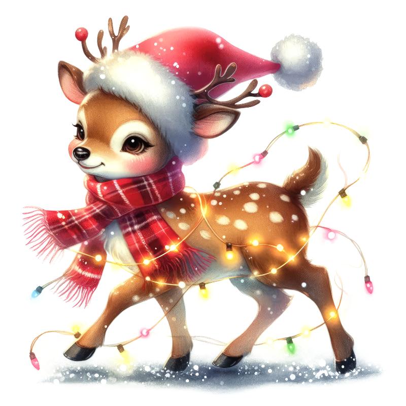 Heat transfers Iron on stickers  Chrismas winter 1818 for Tshirts Iron on Decal Patches Stickers Clothes Hat Pillows DIY Crafts