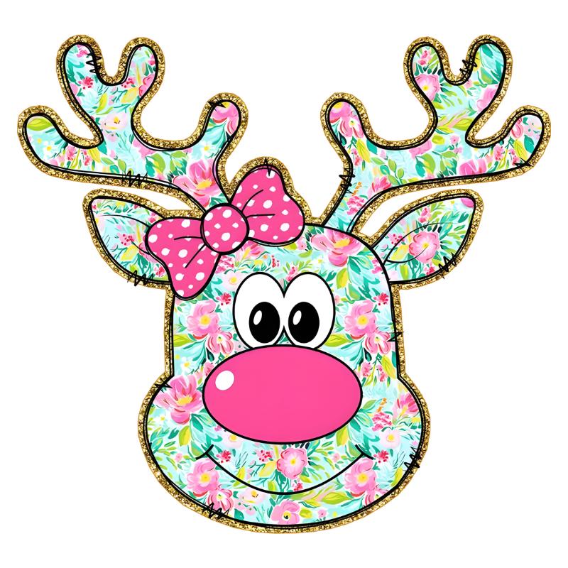 Heat transfers Iron on stickers  Chrismas winter 1774 for Tshirts Iron on Decal Patches Stickers Clothes Hat Pillows DIY Crafts