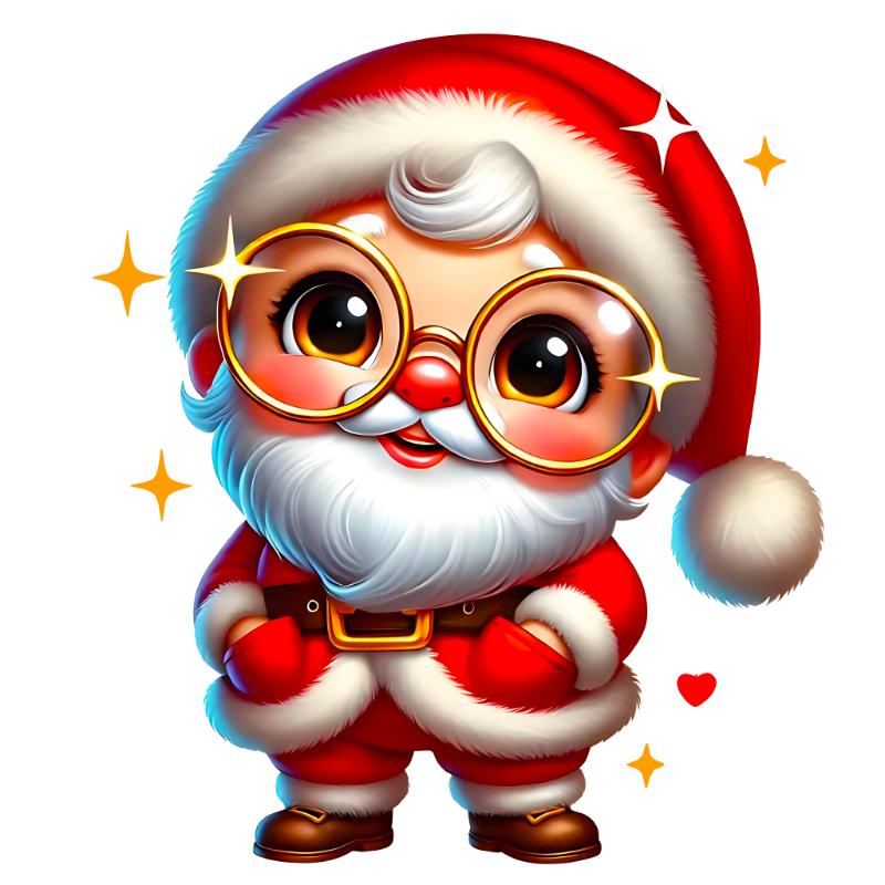 Heat transfers Iron on stickers  Chrismas winter 1763 for Tshirts Iron on Decal Patches Stickers Clothes Hat Pillows DIY Crafts