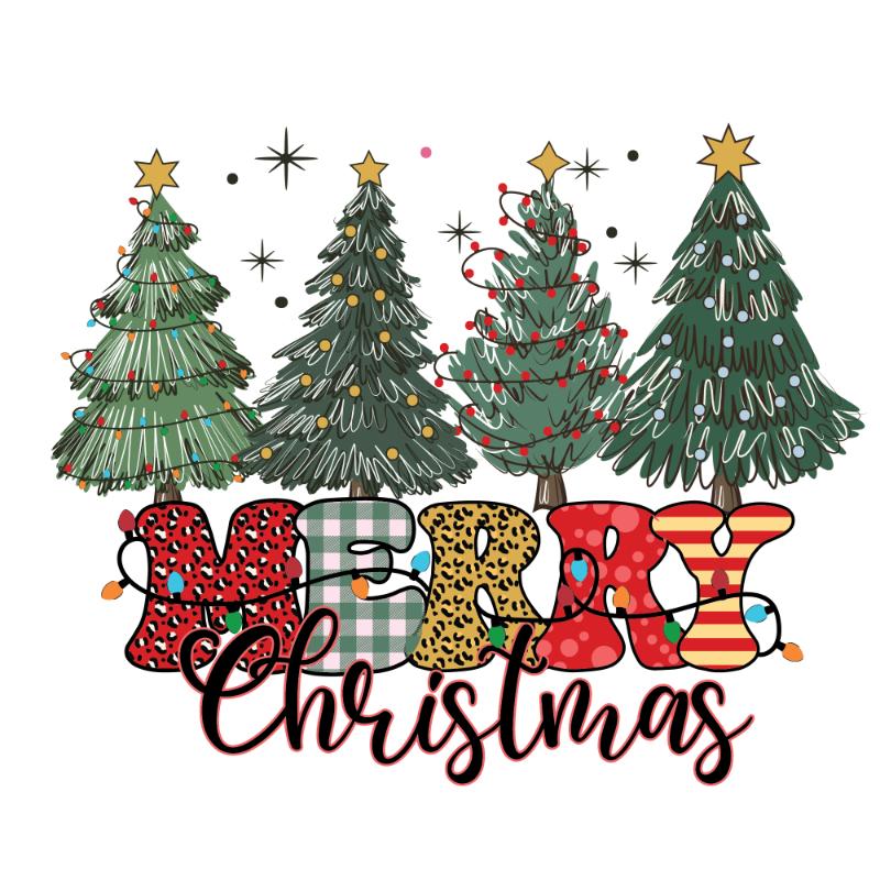 Heat transfers Iron on stickers  Chrismas winter 1678 for Tshirts Iron on Decal Patches Stickers Clothes Hat Pillows DIY Crafts