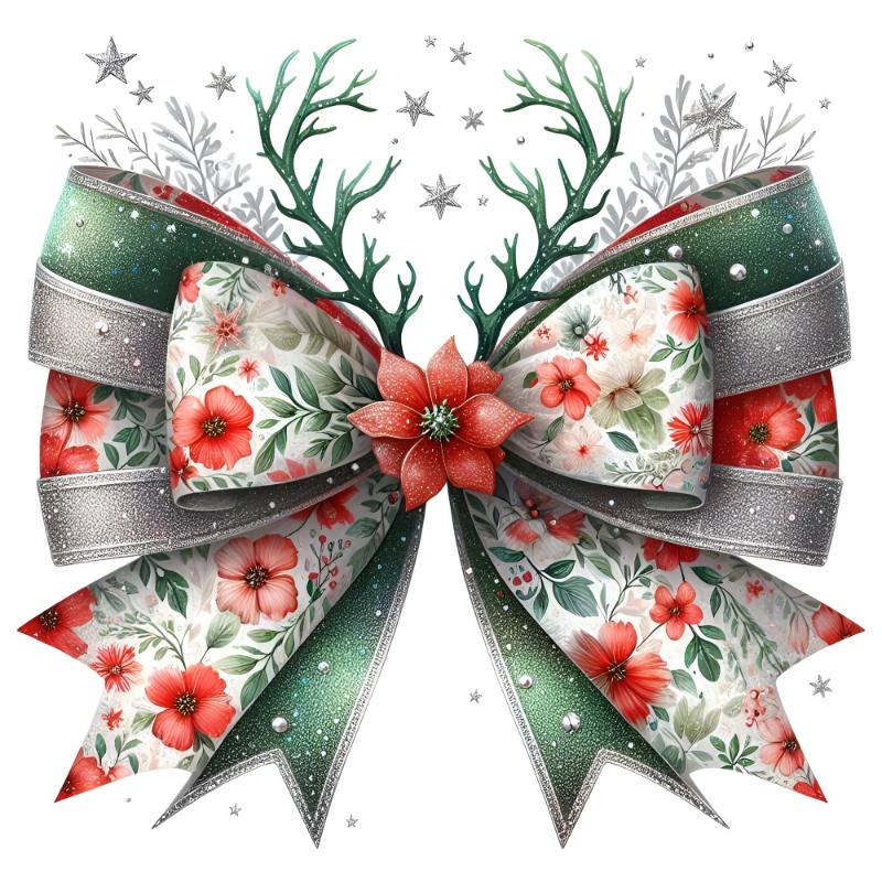 Heat transfers Iron on stickers  Chrismas winter 1658 for Tshirts Iron on Decal Patches Stickers Clothes Hat Pillows DIY Crafts