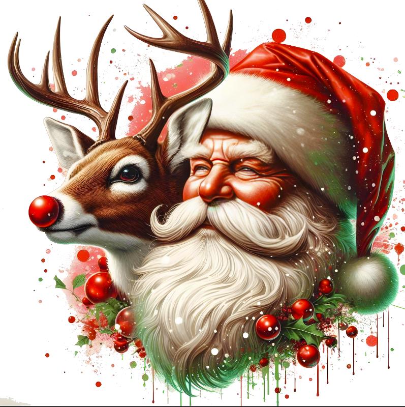 Heat transfers Iron on stickers  Chrismas winter 1651 for Tshirts Iron on Decal Patches Stickers Clothes Hat Pillows DIY Crafts