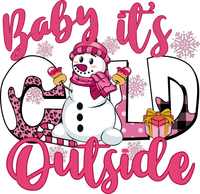 Heat transfers Iron on stickers  Chrismas winter 1635 for Tshirts Iron on Decal Patches Stickers Clothes Hat Pillows DIY Crafts