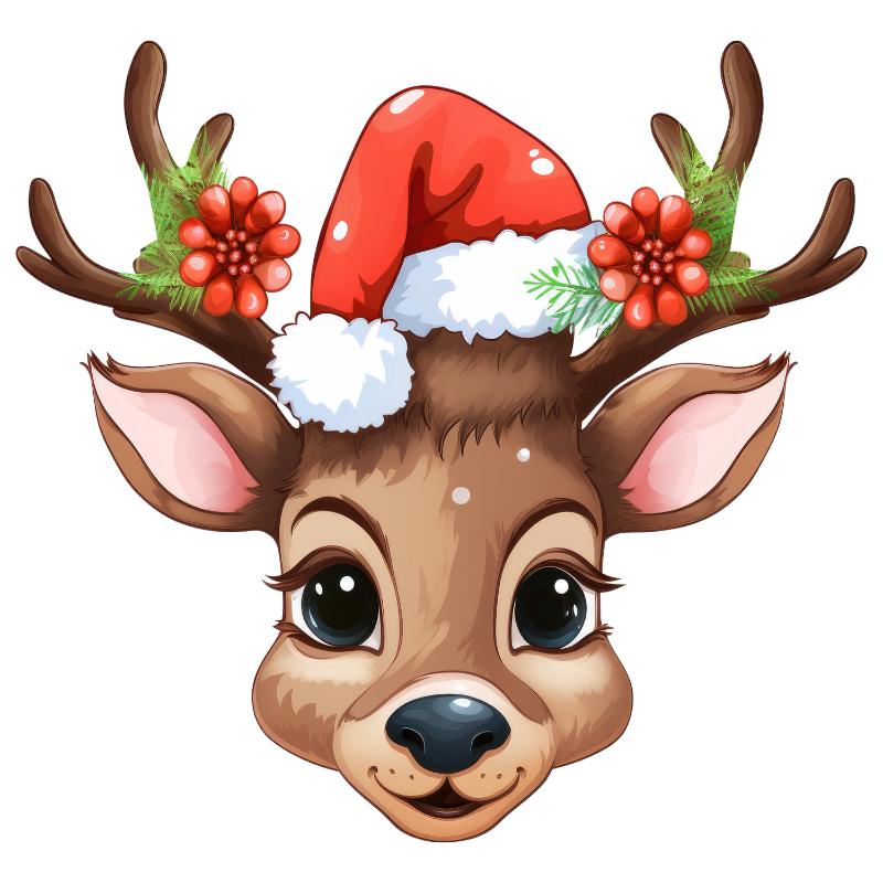 Heat transfers Iron on stickers  Chrismas winter 1567 for Tshirts Iron on Decal Patches Stickers Clothes Hat Pillows DIY Crafts