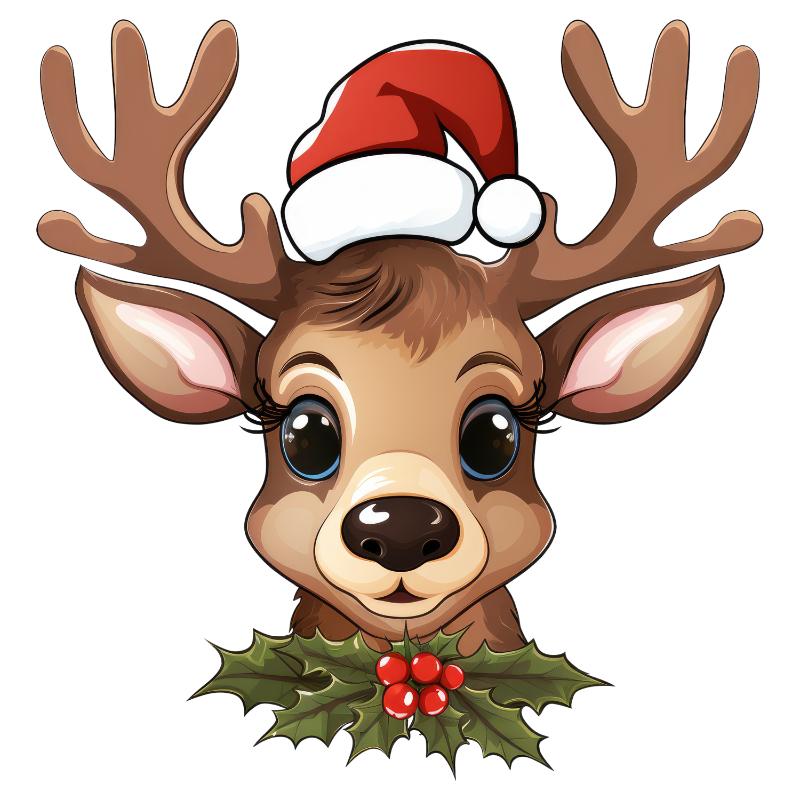 Heat transfers Iron on stickers  Chrismas winter 1561 for Tshirts Iron on Decal Patches Stickers Clothes Hat Pillows DIY Crafts