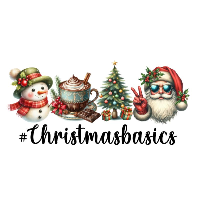 Heat transfers Iron on stickers  Chrismas winter 1546 for Tshirts Iron on Decal Patches Stickers Clothes Hat Pillows DIY Crafts