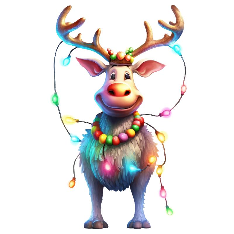 Heat transfers Iron on stickers  Chrismas winter 1497 for Tshirts Iron on Decal Patches Stickers Clothes Hat Pillows DIY Crafts