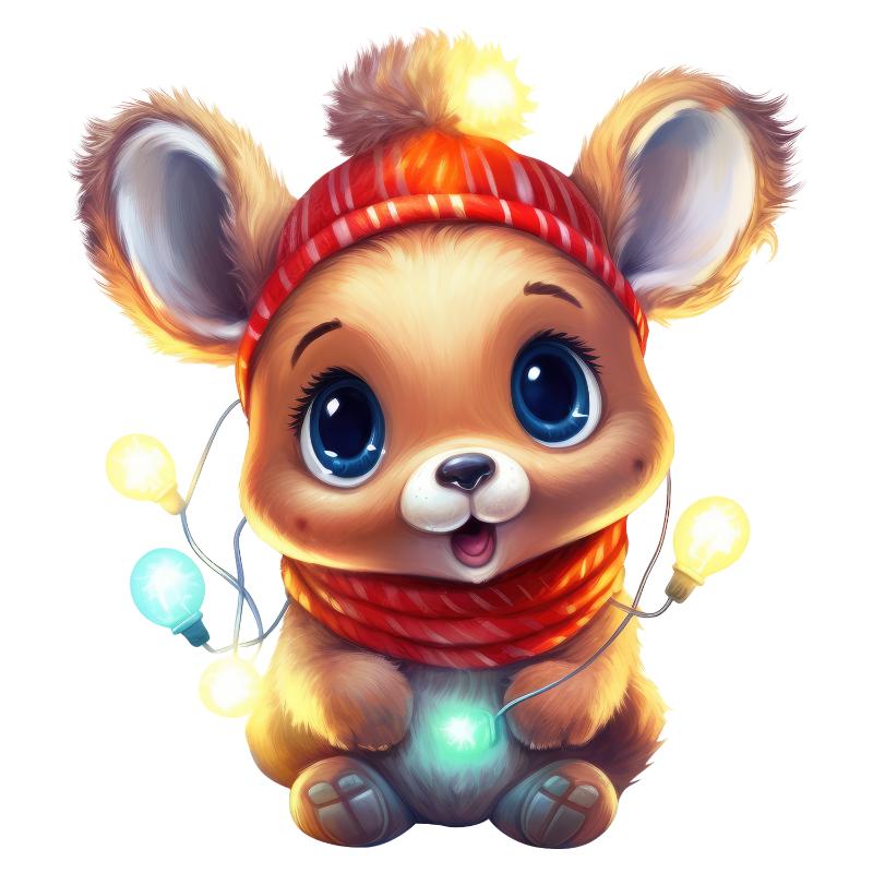 Heat transfers Iron on stickers  Chrismas winter 1494 for Tshirts Iron on Decal Patches Stickers Clothes Hat Pillows DIY Crafts