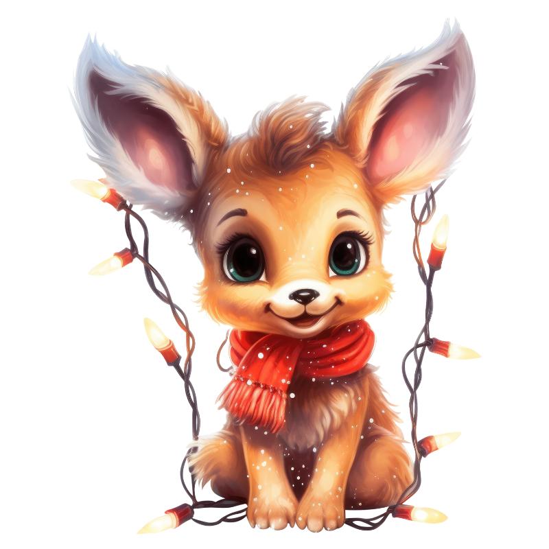 Heat transfers Iron on stickers  Chrismas winter 1493 for Tshirts Iron on Decal Patches Stickers Clothes Hat Pillows DIY Crafts