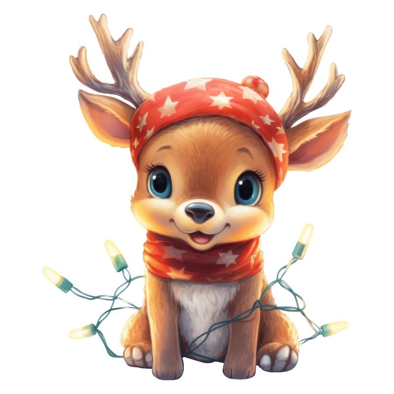 Heat transfers Iron on stickers  Chrismas winter 1490 for Tshirts Iron on Decal Patches Stickers Clothes Hat Pillows DIY Crafts