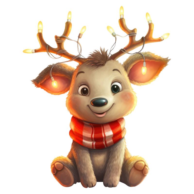 Heat transfers Iron on stickers  Chrismas winter 1487 for Tshirts Iron on Decal Patches Stickers Clothes Hat Pillows DIY Crafts