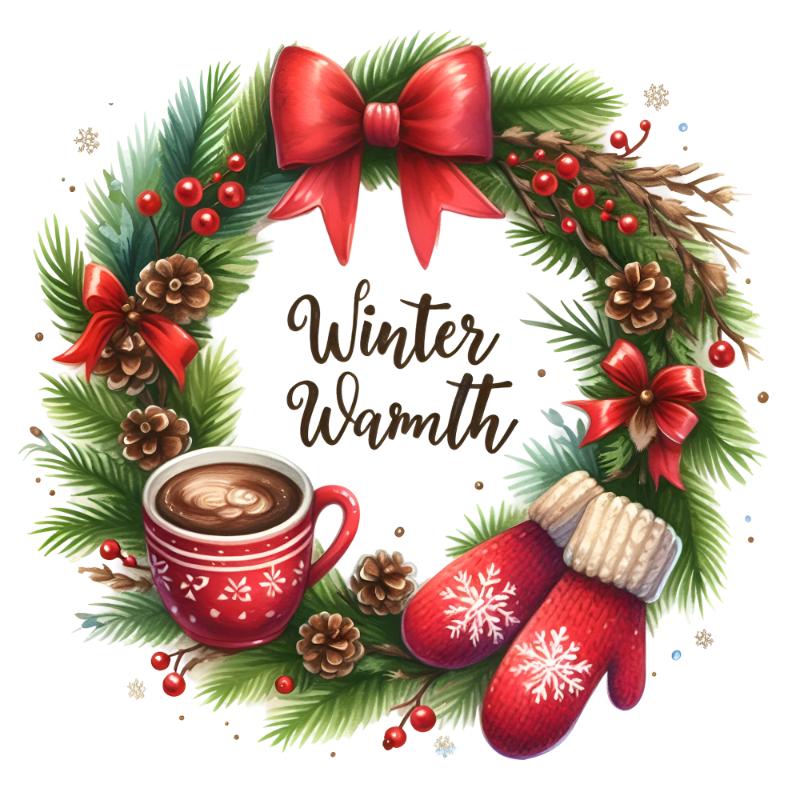 Heat transfers Iron on stickers  Chrismas winter 1464 for Tshirts Iron on Decal Patches Stickers Clothes Hat Pillows DIY Crafts