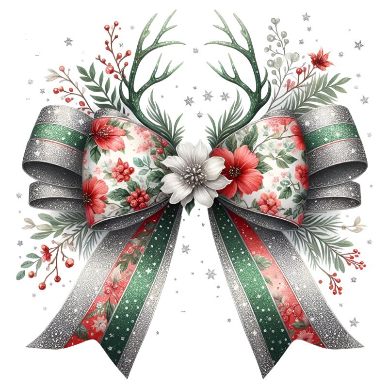 Heat transfers Iron on stickers  Chrismas winter 1365 for Tshirts Iron on Decal Patches Stickers Clothes Hat Pillows DIY Crafts