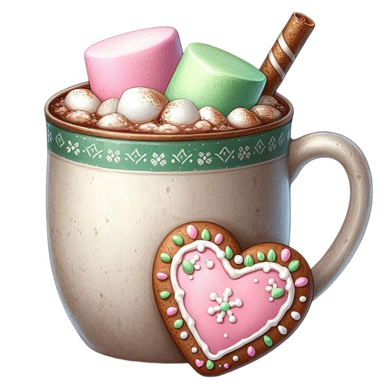 Heat transfers Iron on stickers  Chrismas winter 1294 for Tshirts Iron on Decal Patches Stickers Clothes Hat Pillows DIY Crafts