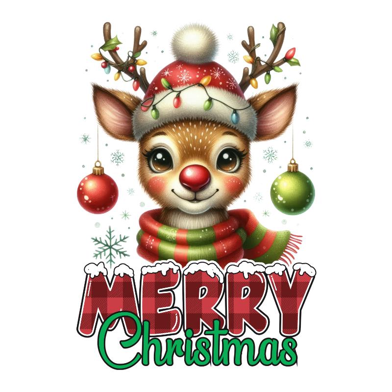 Heat transfers Iron on stickers  Chrismas winter 1263 for Tshirts Iron on Decal Patches Stickers Clothes Hat Pillows DIY Crafts