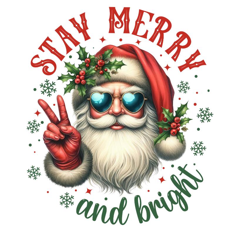 Heat transfers Iron on stickers  Chrismas winter 1254 for Tshirts Iron on Decal Patches Stickers Clothes Hat Pillows DIY Crafts