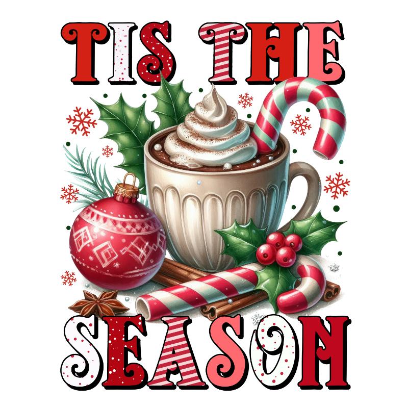 Heat transfers Iron on stickers  Chrismas winter 1253 for Tshirts Iron on Decal Patches Stickers Clothes Hat Pillows DIY Crafts