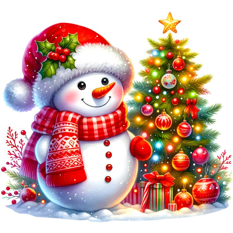 Heat transfers Iron on stickers  Chrismas winter 1224 for Tshirts Iron on Decal Patches Stickers Clothes Hat Pillows DIY Crafts