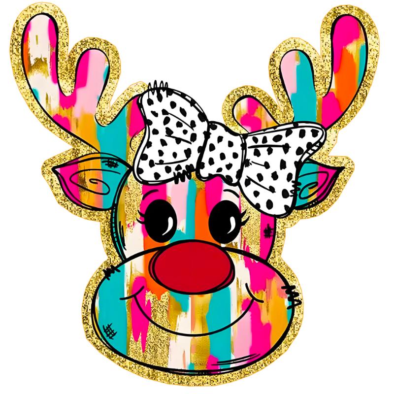 Heat transfers Iron on stickers  Chrismas winter 1217 for Tshirts Iron on Decal Patches Stickers Clothes Hat Pillows DIY Crafts